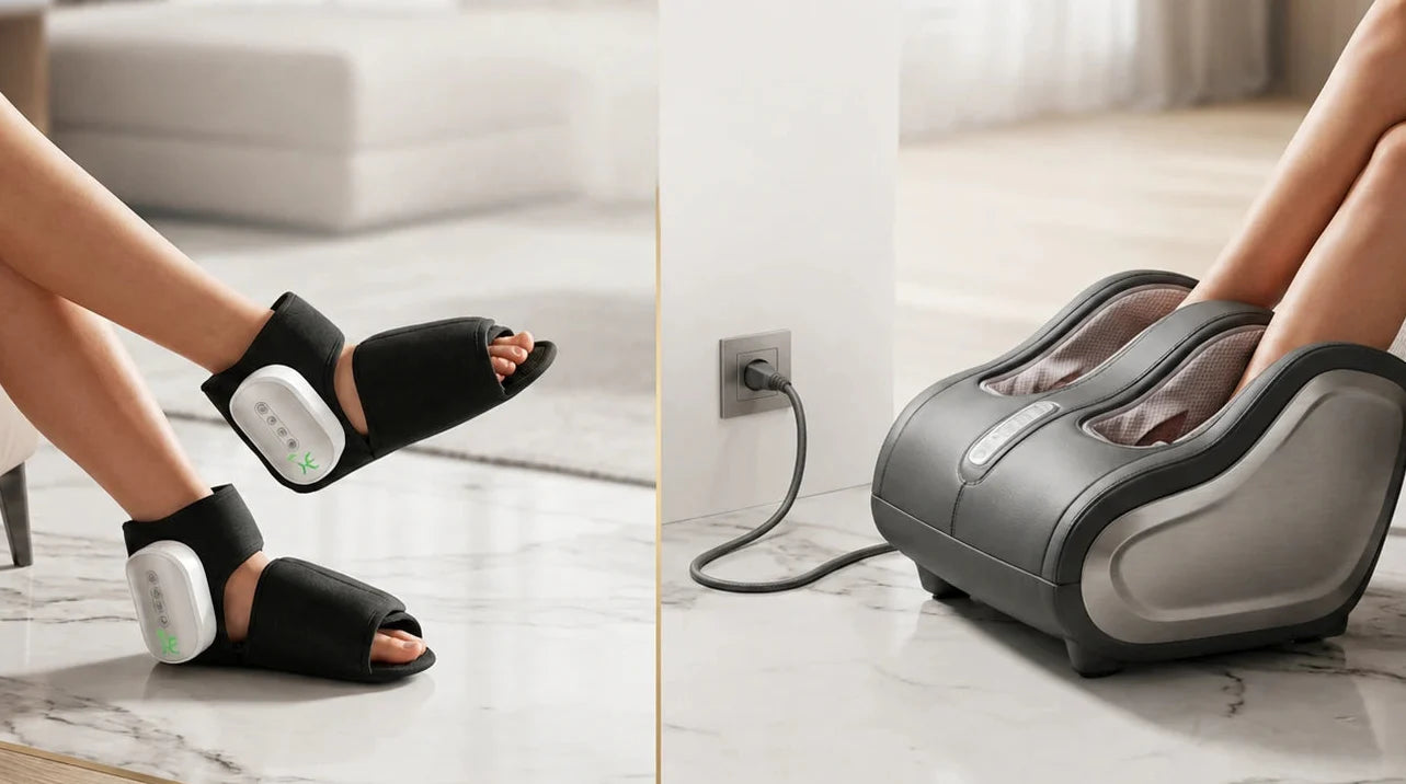 Cordless vs Plug-In Foot Massagers: Which One Is Right for You?