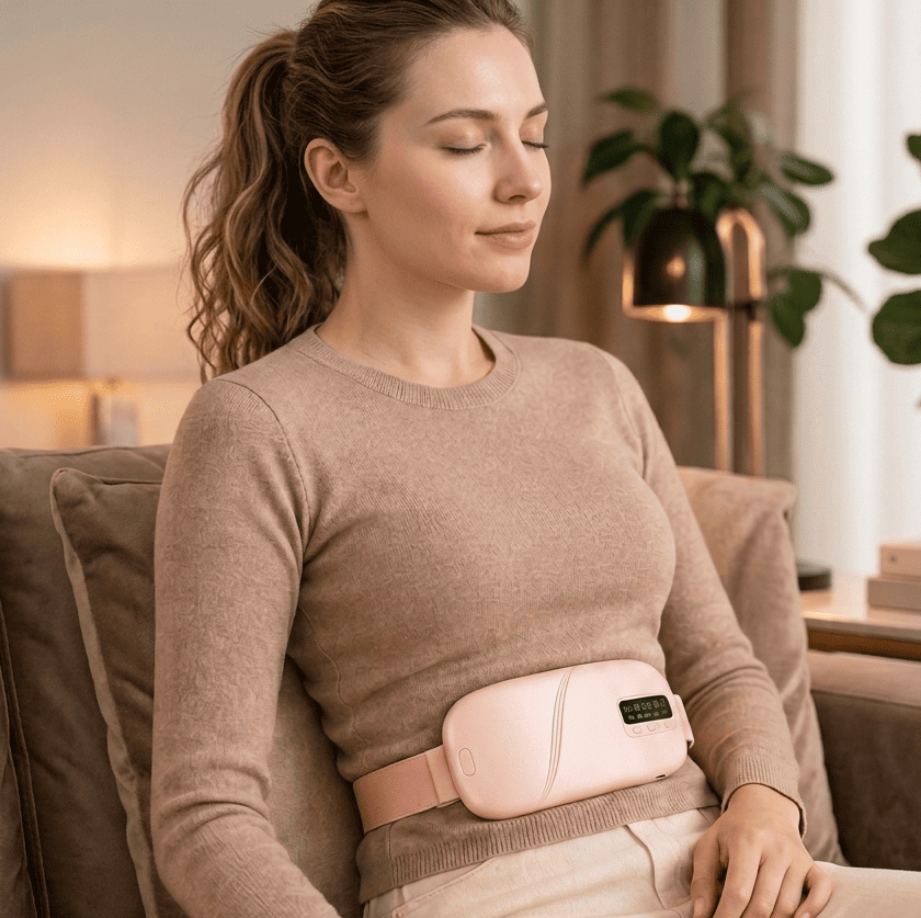 The ViViy - Your Wearable Heated Massage Pad | Cramps & Back Pain Relief