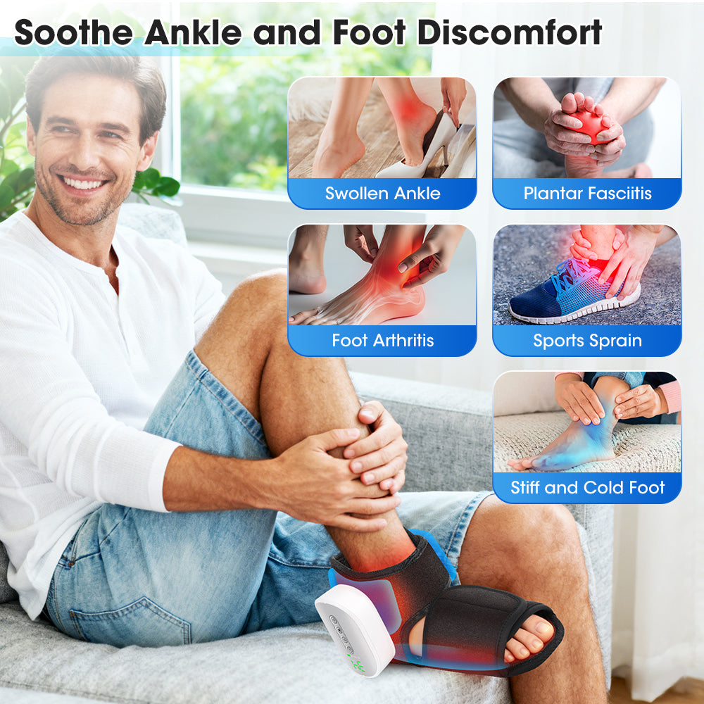 CloudWrap Cordless Foot & Ankle Massager with Heat