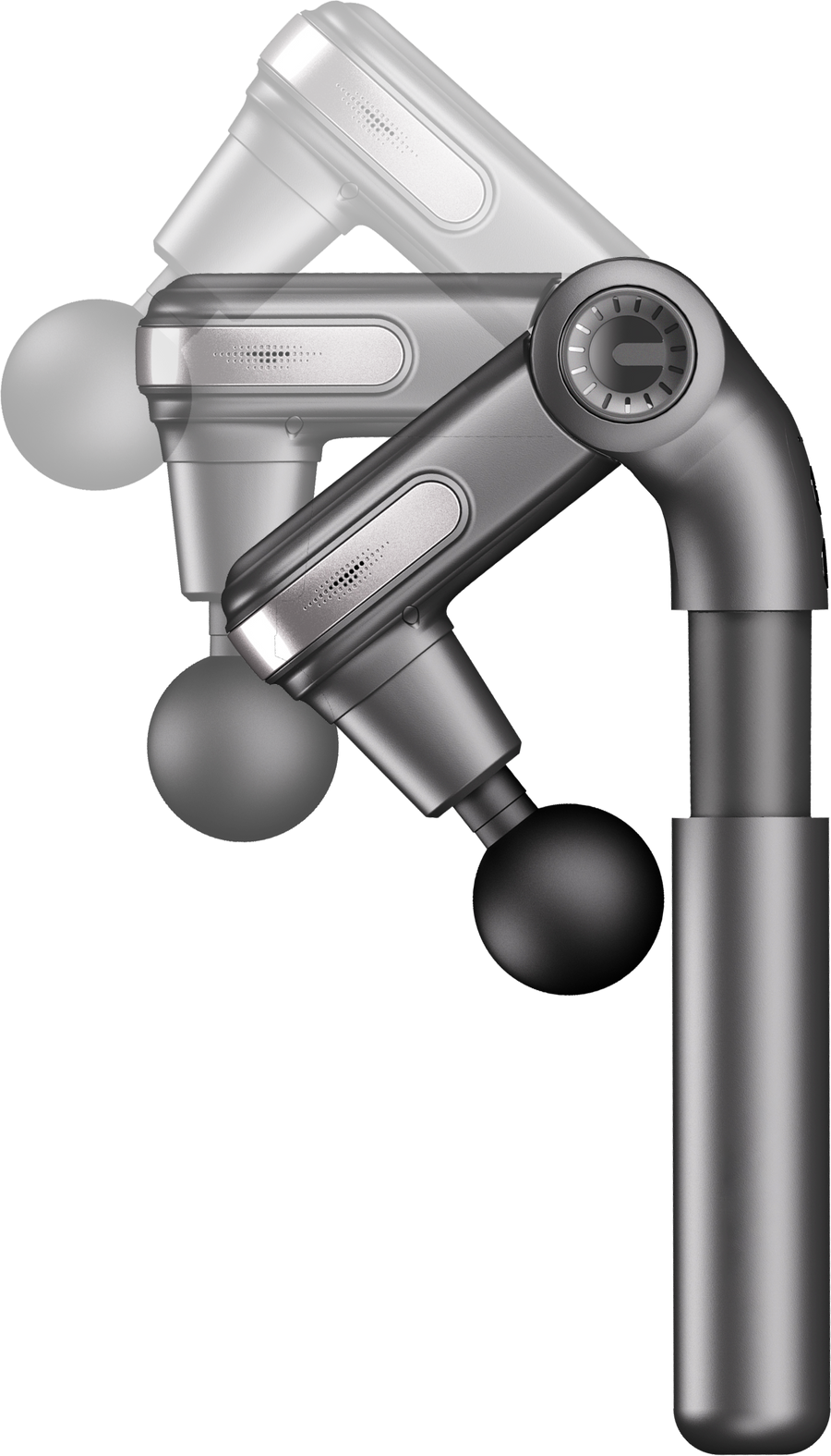 The Only Massage Gun That Folds 125° AND Extends