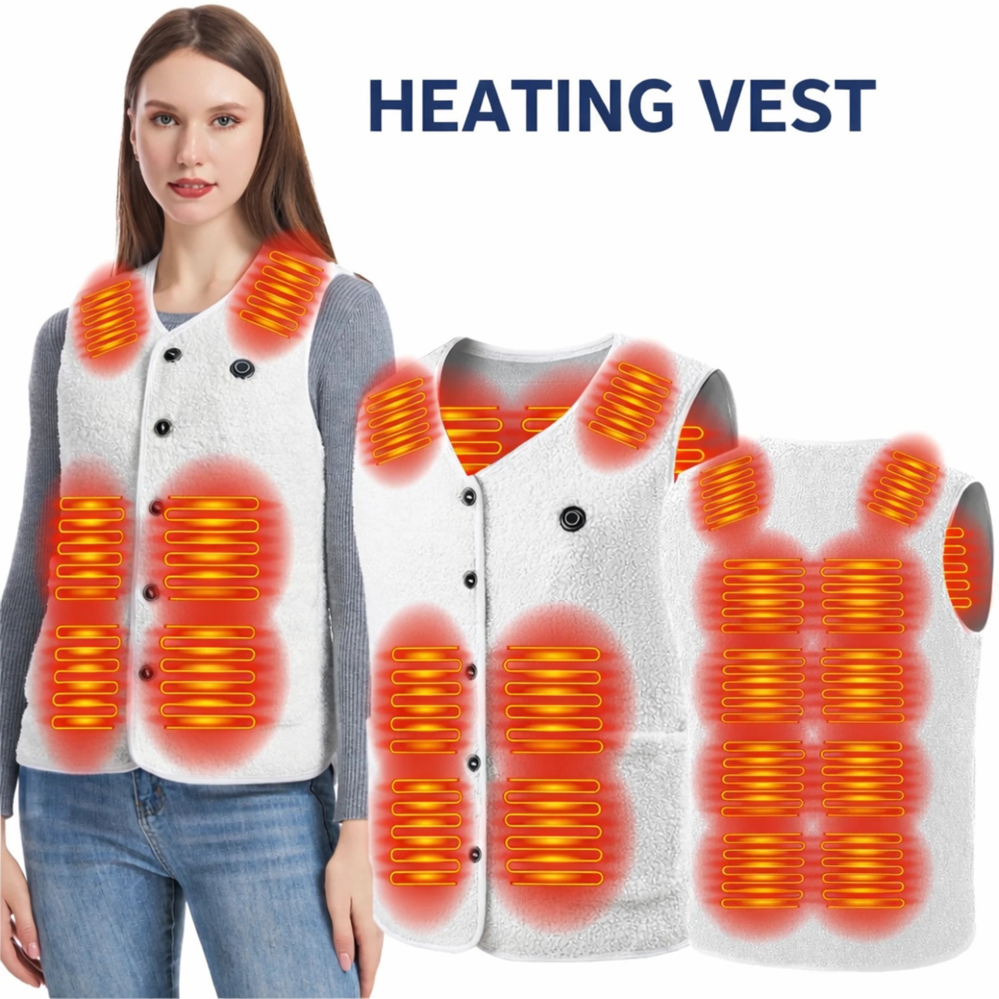 USB-Powered Smart Heated Vest