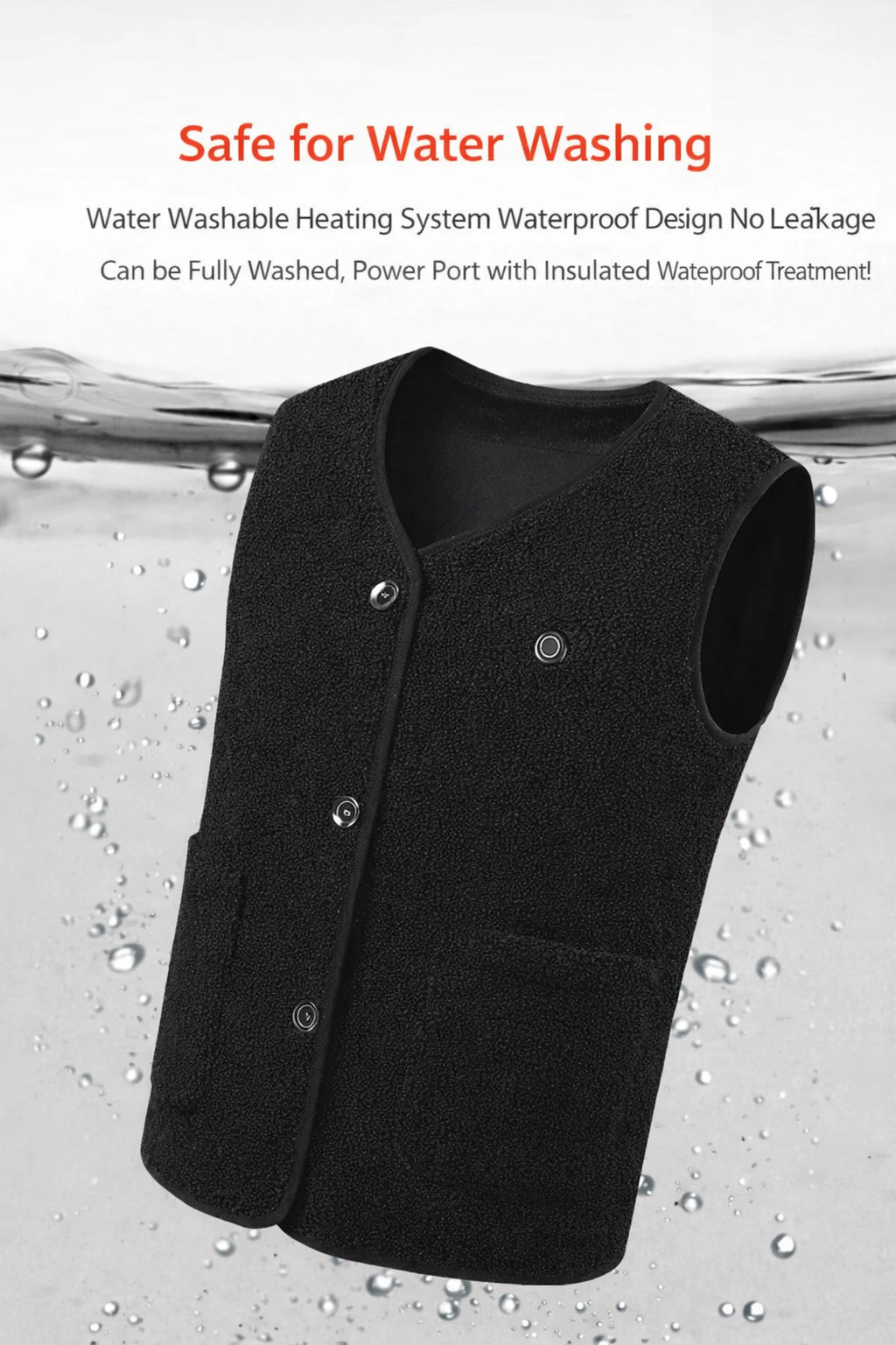 USB-Powered Smart Heated Vest