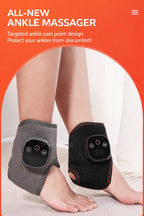 Graphene Heat & Vibration Therapy Wrap – Smart Ankle & Foot Massager for Deep Warm Relief