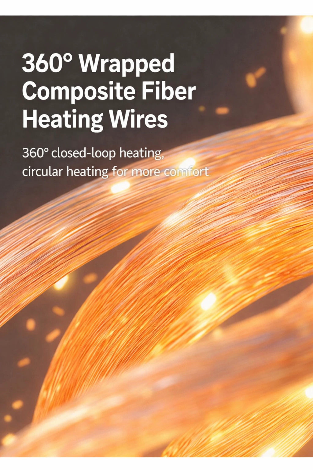 Graphene Heat & Vibration Therapy Wrap – Smart Ankle & Foot Massager for Deep Warm Relief