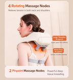 Premium Smart Heated Neck & Shoulder Massager – Deep Tissue Trapezius & Cervical Recovery System