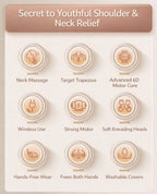 Premium Smart Heated Neck & Shoulder Massager – Deep Tissue Trapezius & Cervical Recovery System