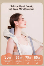 Premium Smart Heated Neck & Shoulder Massager – Deep Tissue Trapezius & Cervical Recovery System