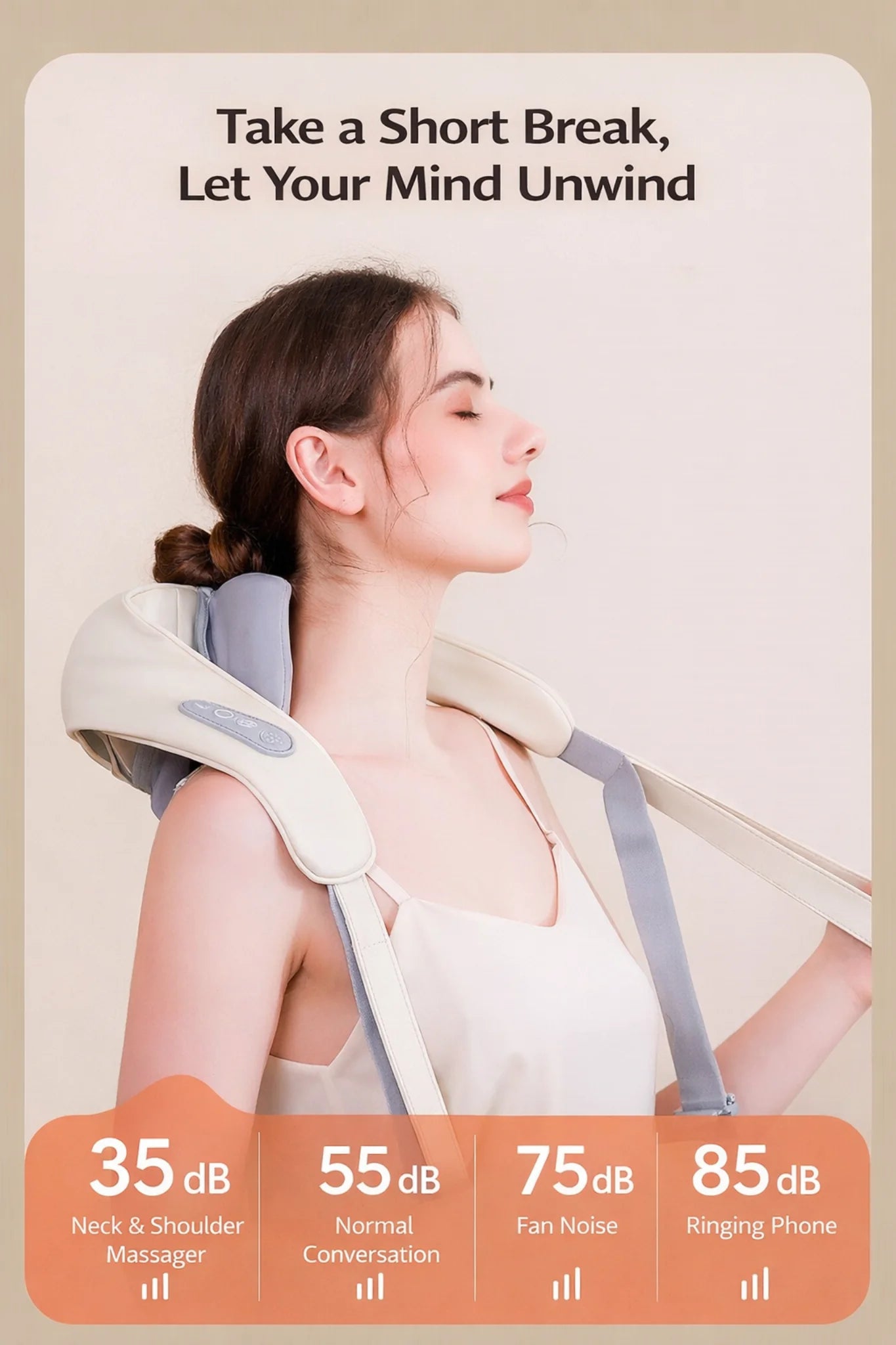 Premium Smart Heated Neck & Shoulder Massager – Deep Tissue Trapezius & Cervical Recovery System