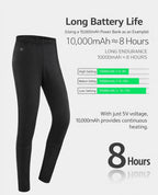 Smart Heated Thermal Underwear Set with Portable Battery