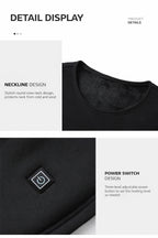 Smart Heated Thermal Underwear Set with Portable Battery