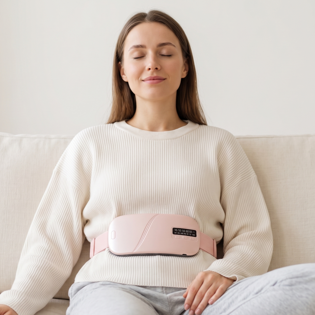 The ViViy - Your Wearable Heated Massage Pad | Cramps & Back Pain Relief