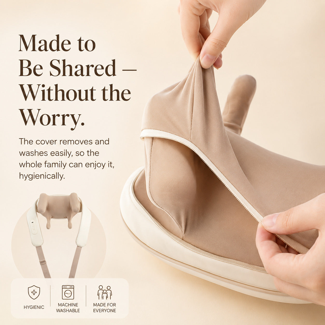 Ergonomic Adjustable Neck & Shoulder Massager