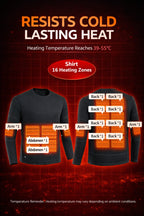 Smart Heated Thermal Underwear Set with Portable Battery