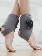 Graphene Heat & Vibration Therapy Wrap – Smart Ankle & Foot Massager for Deep Warm Relief