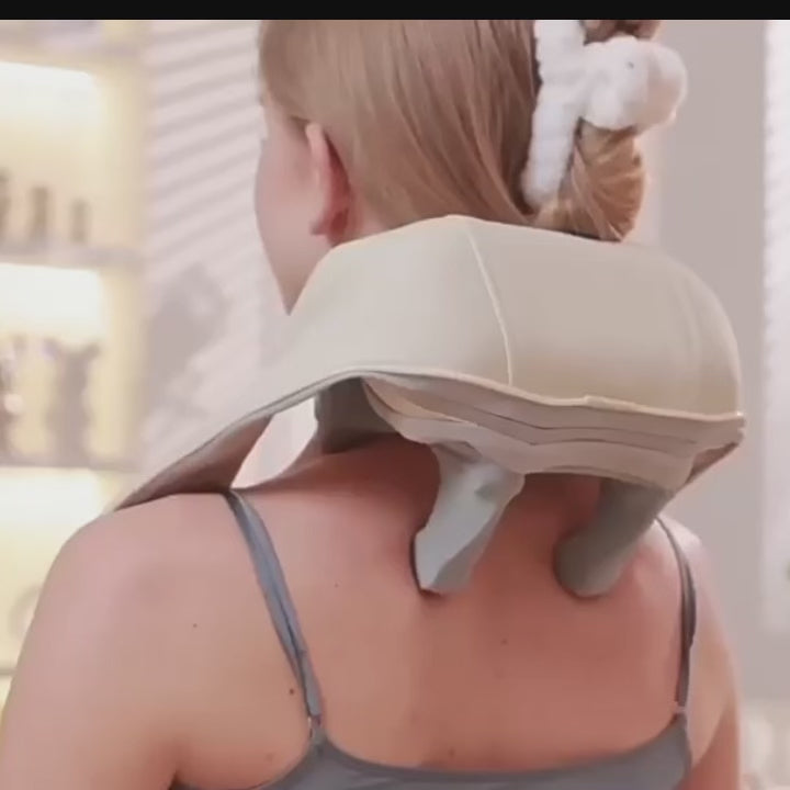 Premium Smart Heated Neck & Shoulder Massager – Deep Tissue Trapezius & Cervical Recovery System